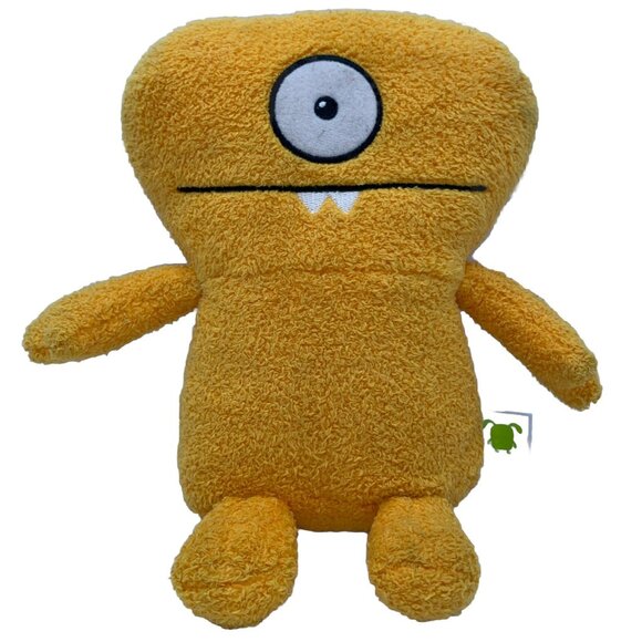 Ugly Dolls Plush Wedgehead Yellow One Eye Weighted Stuffed Toy 7.5” Hasbro 2019 - Picture 1 of 9